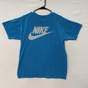 Nike 6.0 Graphic T-Shirt Men's M Blue Logo Swoosh Skateboarding Tee